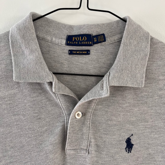 Ralph Lauren Gray Polo Dress - The Mesh Mini. sz xs. - Picture 3 of 5